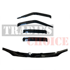 Bonnet Protector & Window Visors for Nissan Navara D22 2002-2015 Weathershields