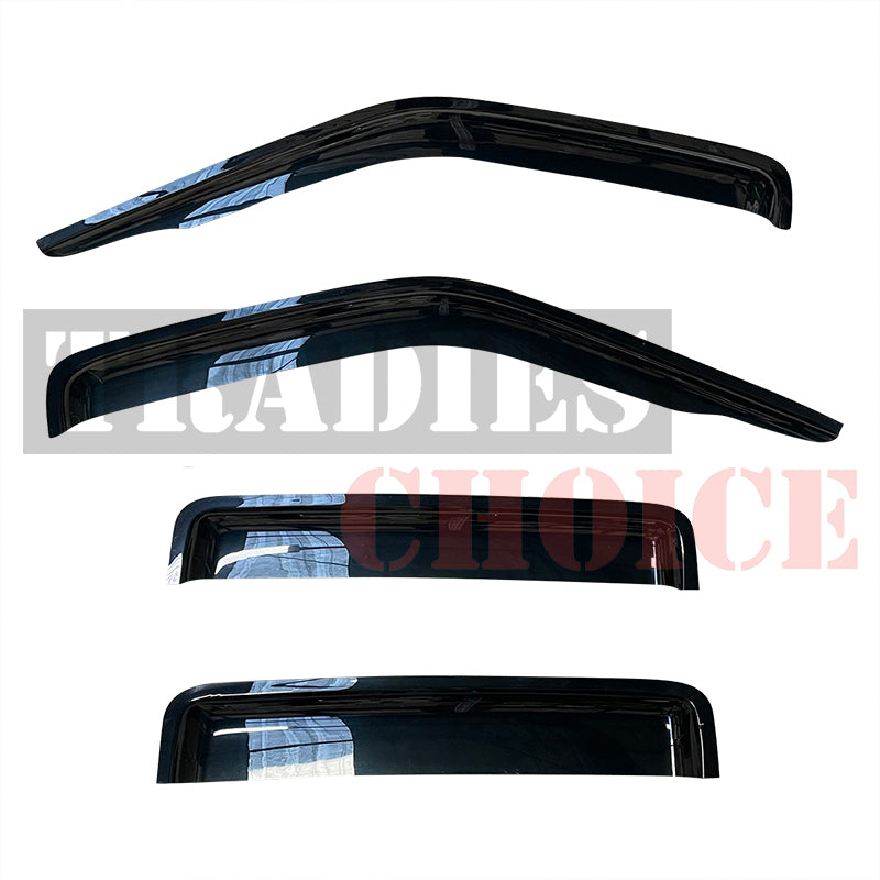 Bonnet Protector & Window Visors for Nissan Navara D22 2002-2015 Weathershields