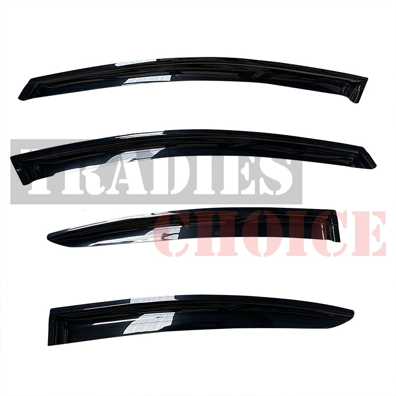 TRADIESCHOICE Premium Weather Shields Weathershields Door Visor for Lancer CJ Sedan 2007-2020 | 4pcs Set