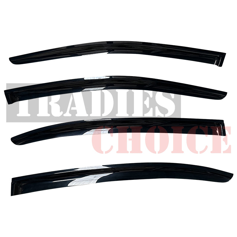 TRADIESCHOICE Bonnet Protector + Weather Shields for Ford FG Falcon XR XR6 XR8 2008-2014 | Style and Protection Combo