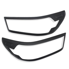 Matte Black Head lights Trim Cover to suit Toyota Hilux SR 2020 2021 Onward
