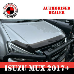 Bonnet Protector Weathershields for Isuzu MU-X 2017-2019 MY17 Tinted Guard MUX