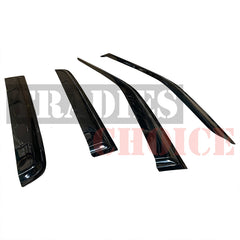 TRADIESCHOICE Weather Shields for Nissan Navara NP300 D23 2014-2021 | Enhanced Protection and Style