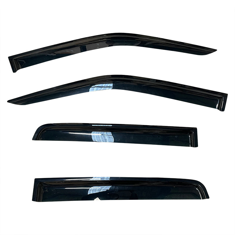 TRADIESCHOICE Weathershields Weather Shield Window Visor for Toyota Hilux Dual Cab 2005-2015 | Enhance Style and Comfort