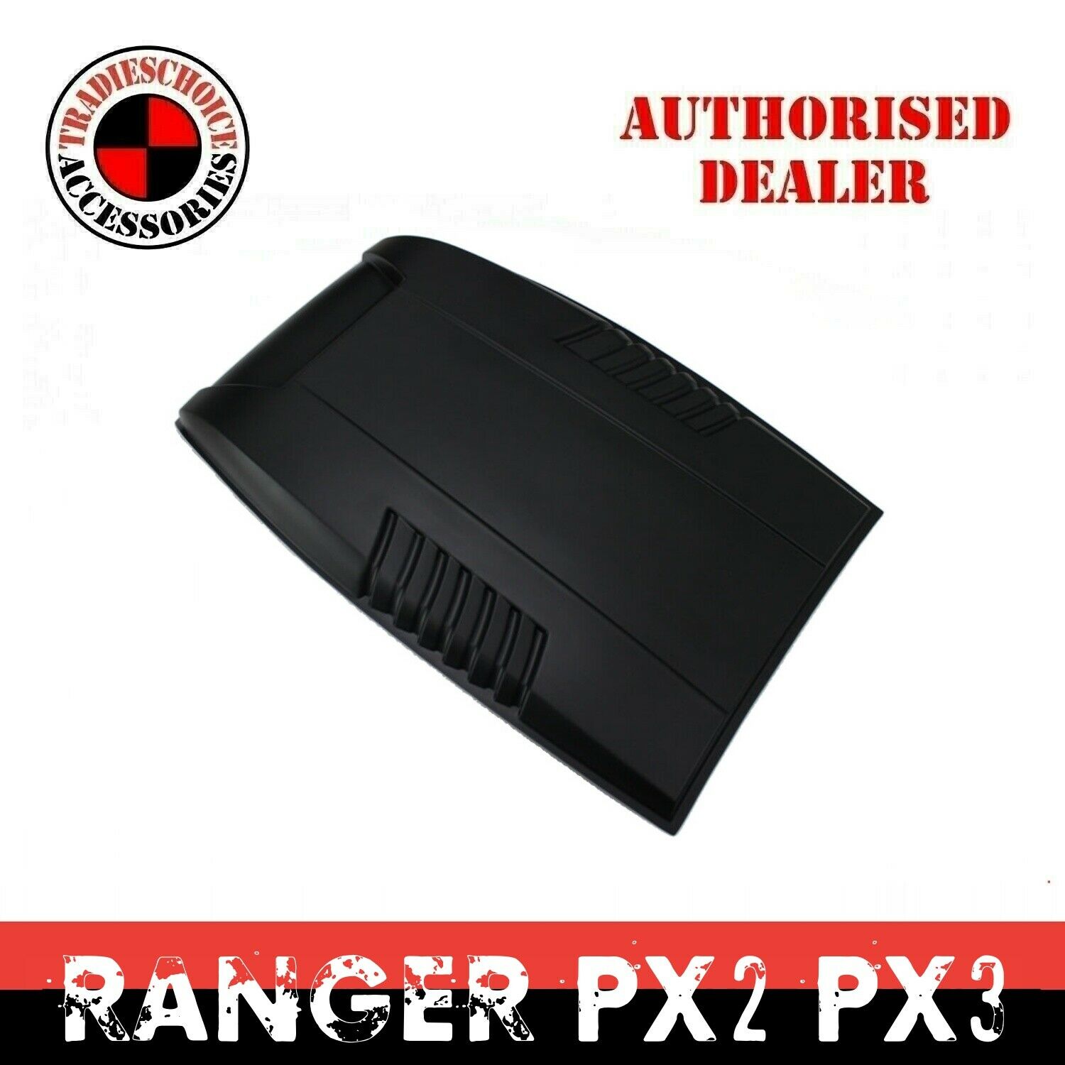 Bonnet Scoop Hood Raptor Style to suit Ford Ranger PX2 PX3 T7/8 15-20 Matte Black