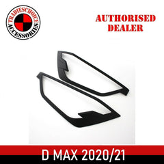 Head Light Cover For Isuzu D max 2020 2021 Matte Black Trim