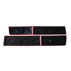 TRADIESCHOICE Side Door Body Moulding Cladding Trim for Isuzu D-Max 2011-2019 | Matte Black Finish