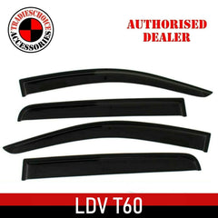 Weather shields, Weathershields for LDV T60 2017+ window visors