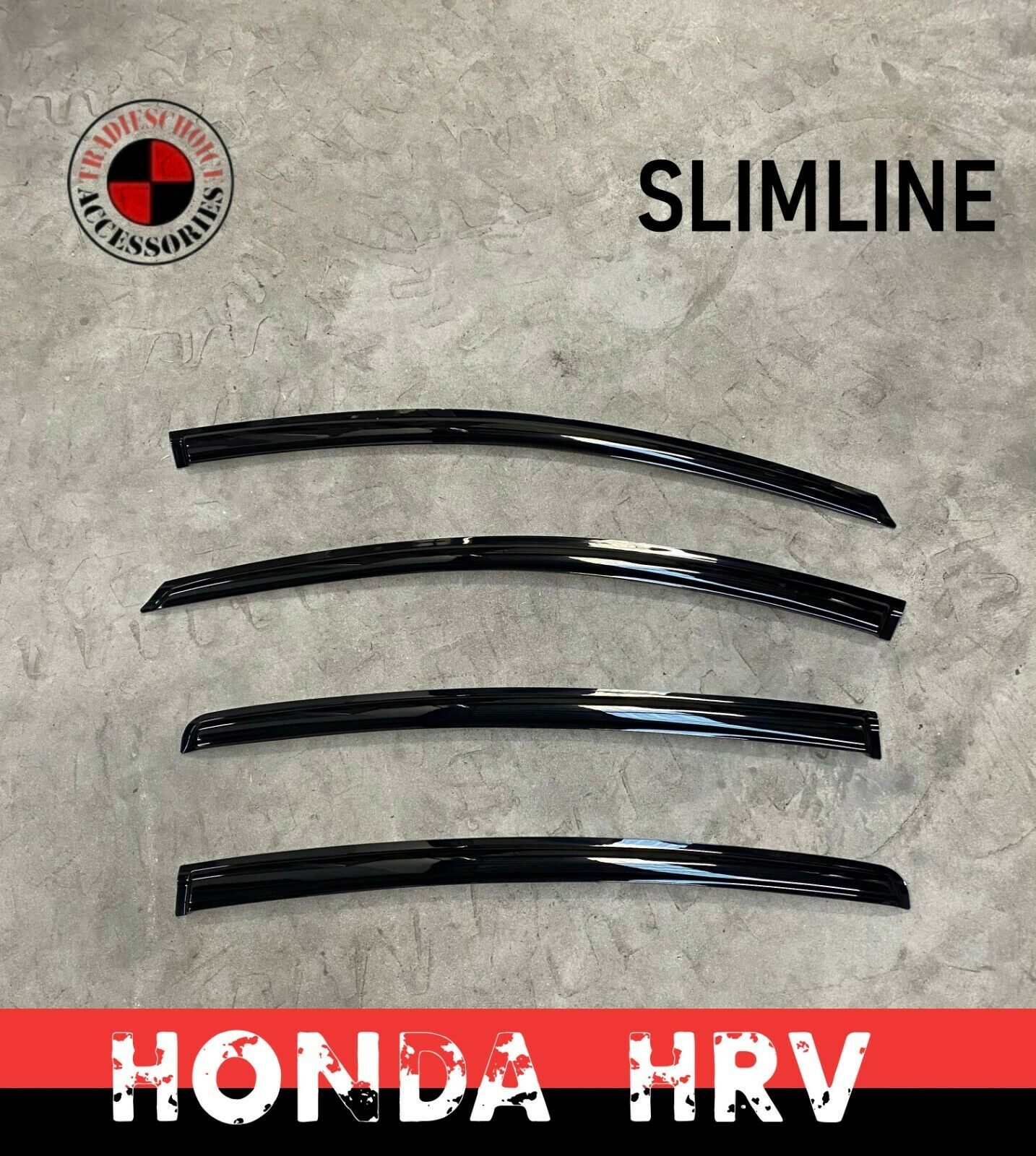 Weathershields, Weather Shields for Honda HRV HR-V 14+ Luxury Window Visors