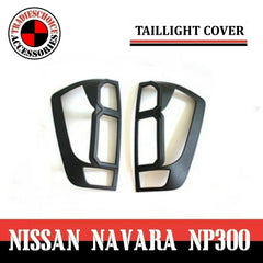 Tail Light Lamp Cover Matte Black for Nissan Navara NP300 2015-2020 D23