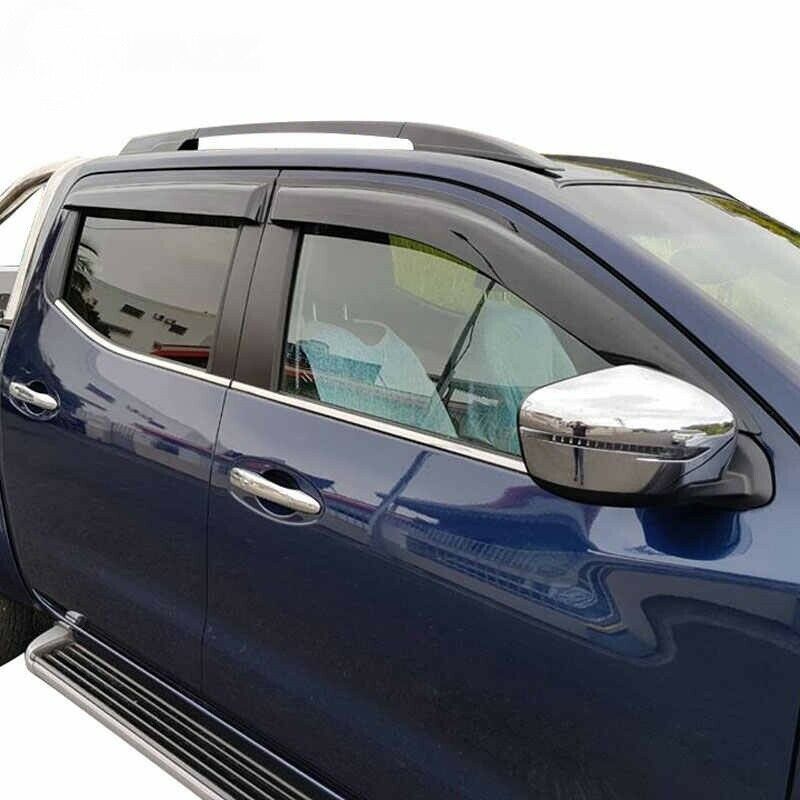 TRADIESCHOICE Weather Shields for Nissan Navara NP300 D23 2014-2021 | Enhanced Protection and Style
