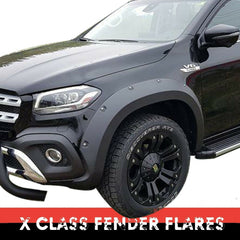 Fender Flares Wheel Arch Jungle Style Black suit Mercedes Benz X Class 2017-2020