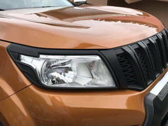 TRADIESCHOICE Matt Black Cover Headlight Tail Gas Door Handle for 14-19 Nissan NAVARA NP300 | Stylish and Protective Upgrades
