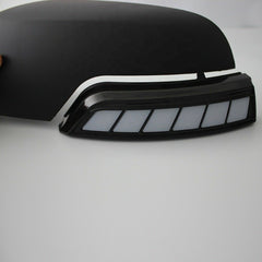 MIRROR COVER W/ LED MATTE BLACK FITS FORD RANGER PX PX2 PX3 2011 - 2020 Everest