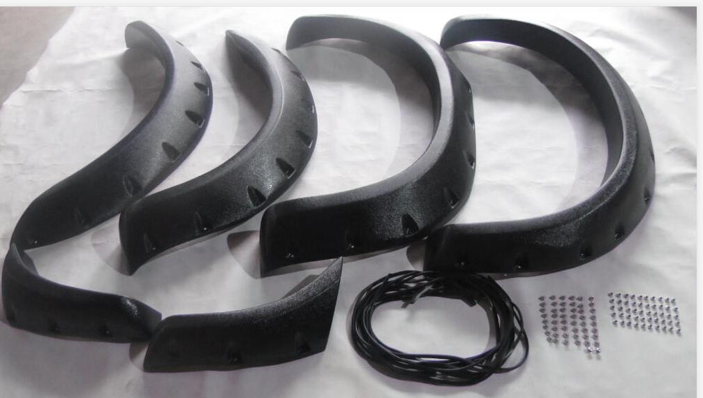 JUNGLE FENDER FLARES TEXTURE BLACK GUARD TRIM FITS FORD RANGER PX 1 2012-2015