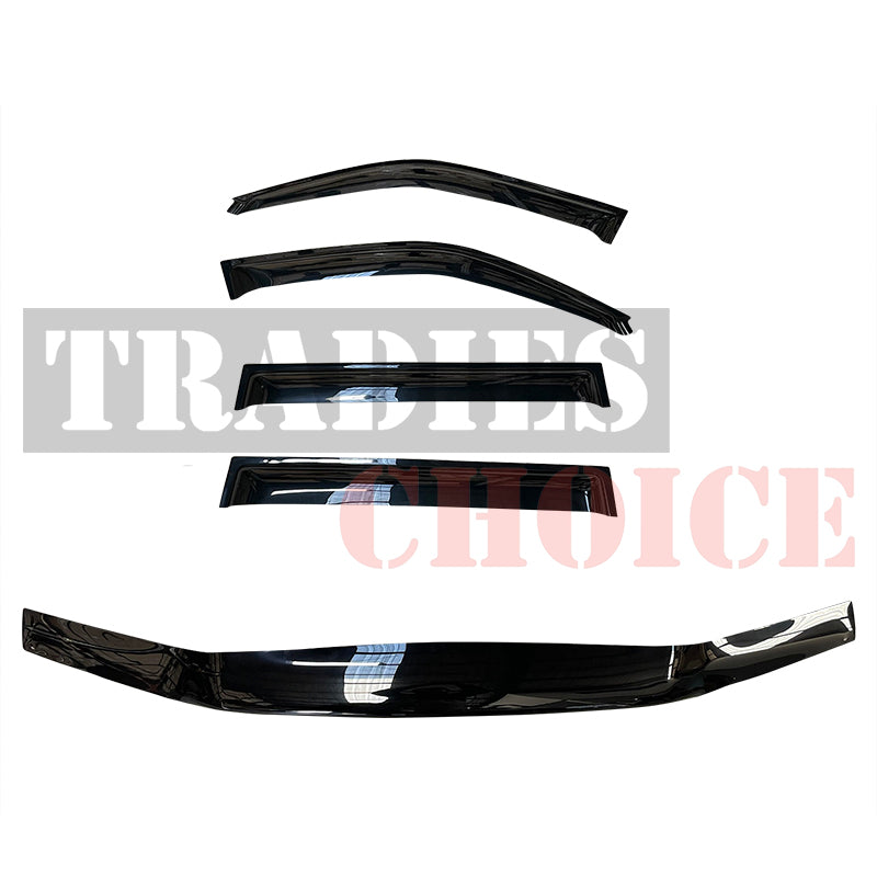 TRADIESCHOICE Bonnet Protector + Weathershield for Toyota Landcruiser 100 Series 1998-2007 | Ultimate Style and Protection