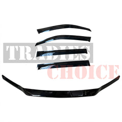 TRADIESCHOICE Bonnet Protector & Visors Weathershields for Toyota Landcruiser 200 Series 2015+ | Complete Protection and Enhanced Style