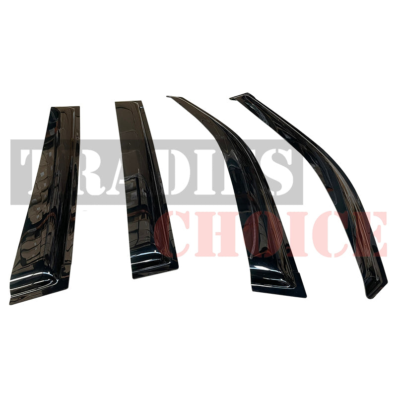 TRADIESCHOICE Bonnet Protector & Visors Weathershields for Toyota Landcruiser 200 Series 2015+ | Complete Protection and Enhanced Style