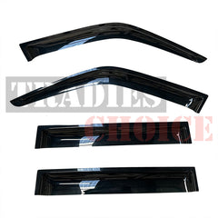 TRADIESCHOICE Weathershields Weather Shield for Land Cruiser 80 Series 1990-1998 | Set of 4 Visors
