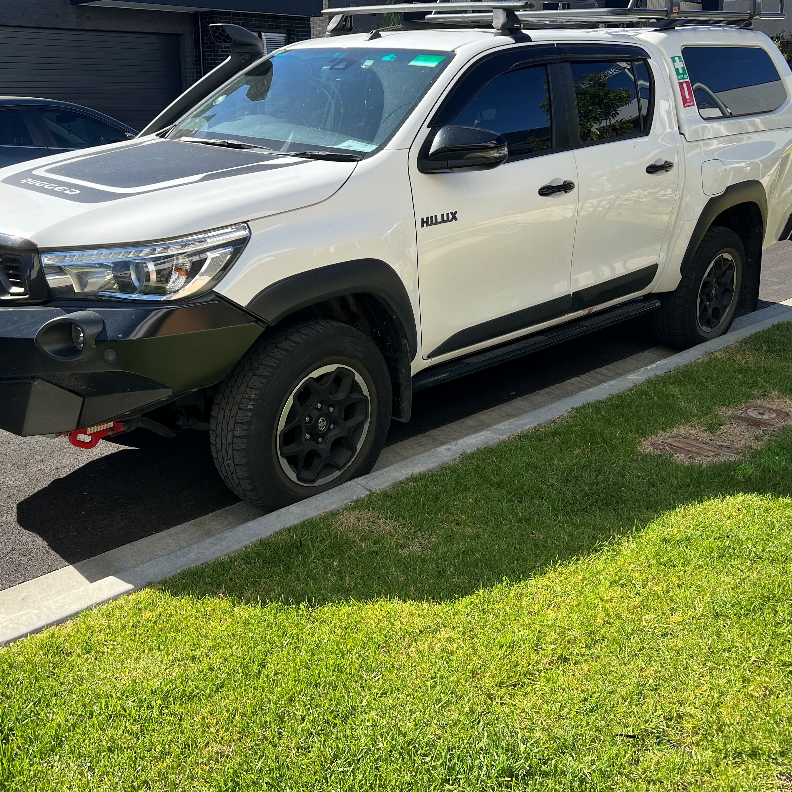 TRADIESCHOICE Weathershields Window Visors for Toyota Hilux Revo 2015-2024| Weather Shields