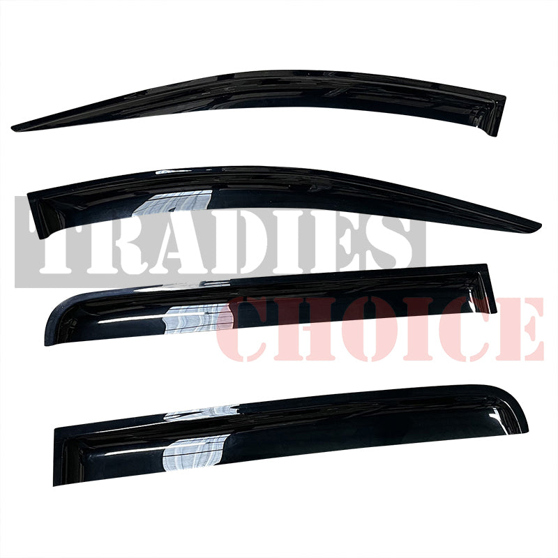 Bonnet Protector + Weathershields to suit Mitsubishi Pajero QF Sport 2018-2023