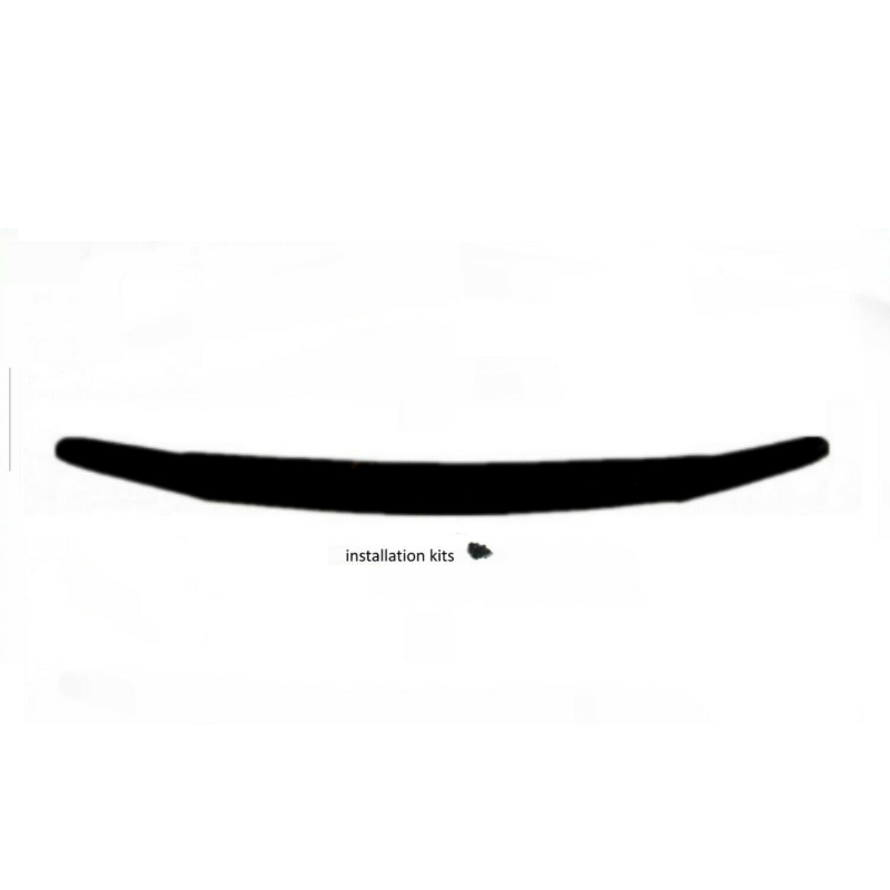 TRADIESCHOICE Tinted Black Bonnet Protector Guard for Mitsubishi Pajero NS NX 2007-2020 | Style and Protection