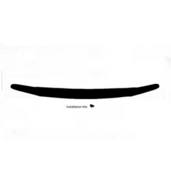 TRADIESCHOICE Tinted Black Bonnet Protector Guard for Mitsubishi Pajero NS NX 2007-2020 | Style and Protection