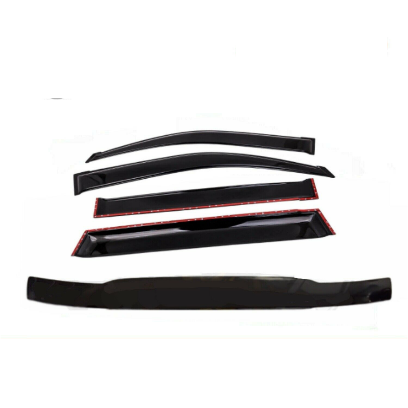 TRADIESCHOICE Bonnet Protector + Weathershields for Toyota Landcruiser 80 Series | Enhanced Style and Protection