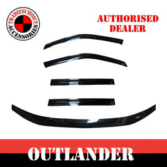 Bonnet Protector + Weathershield Visors for Mitsubishi Outlander ZL ZK 2012-2021