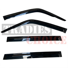 TRADIESCHOICE Luxury Weathershields for Nissan Patrol Y61 GU 98-16 | Stylish Sun Visors for Ultimate Comfort