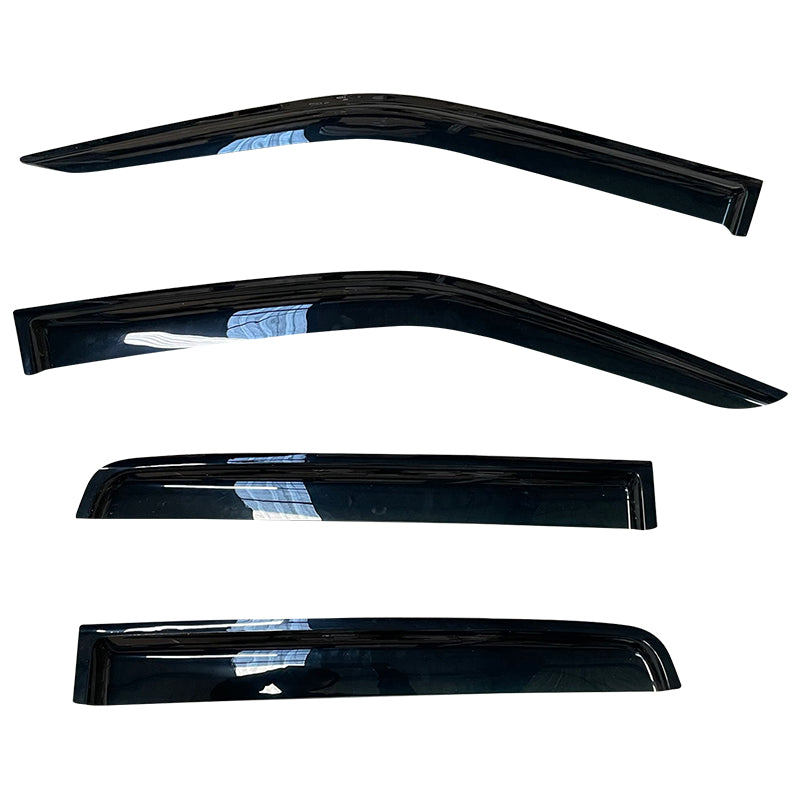 TRADIESCHOICE Weathershields Weather Shield Window Visor for Toyota Prado 150 2009-2024| Stylish and Functional Upgrades