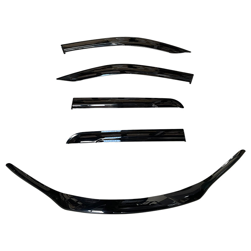 Bonnet Protector & Weathershields Window Visors For Toyota Hilux Space Cab 2021 Onwards