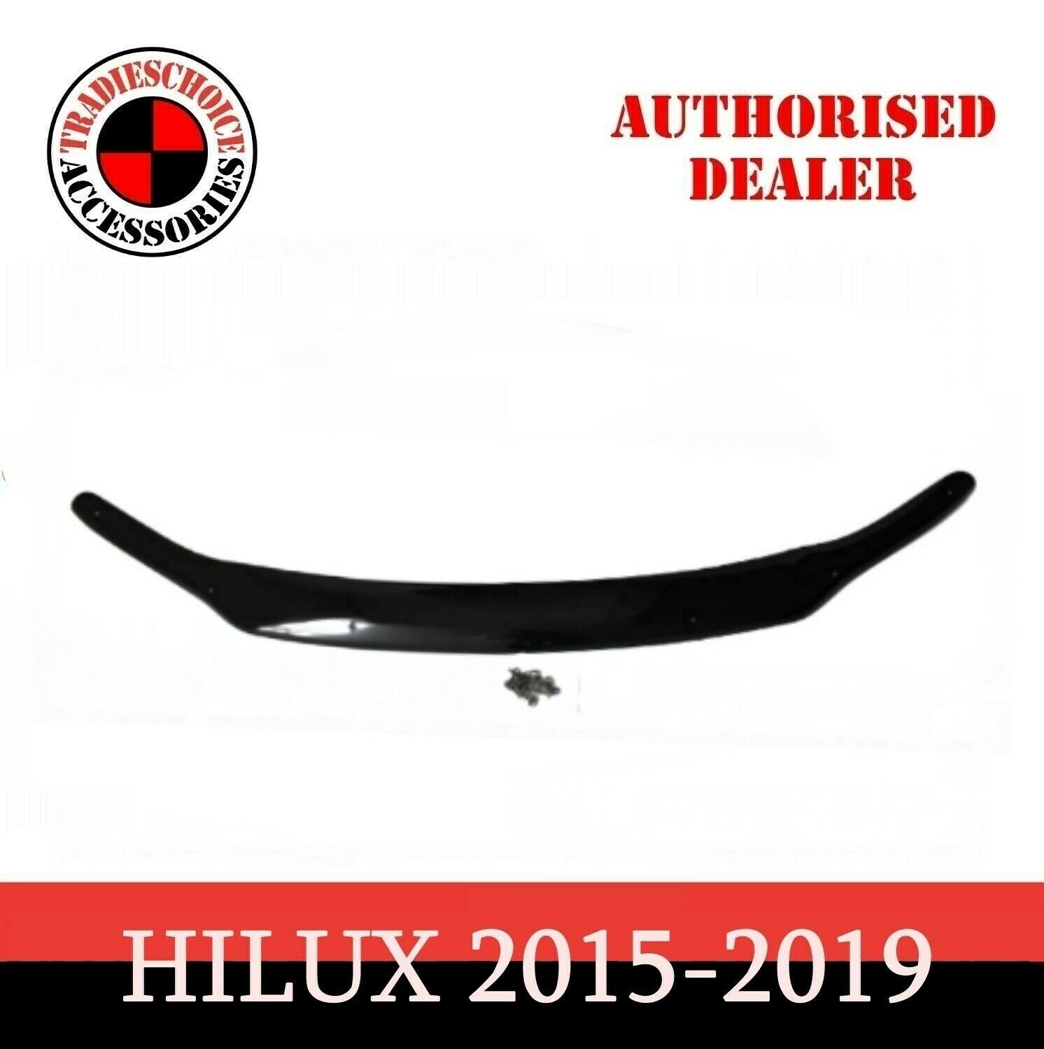 TRADIESCHOICE Bonnet Protector Guard for Toyota Hilux 2015-2019 SR SR5 | Enhanced Protection and Style