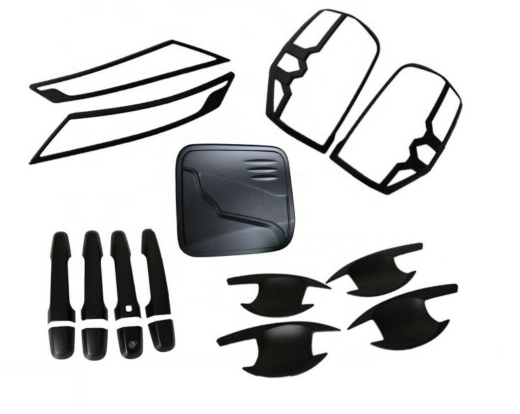 TRADIESCHOICE Door Handle Cover + Guard Bowl + Fuel Tank Cover for Mitsubishi Triton MR 2019-ON | Stylish and Protective Enhancements