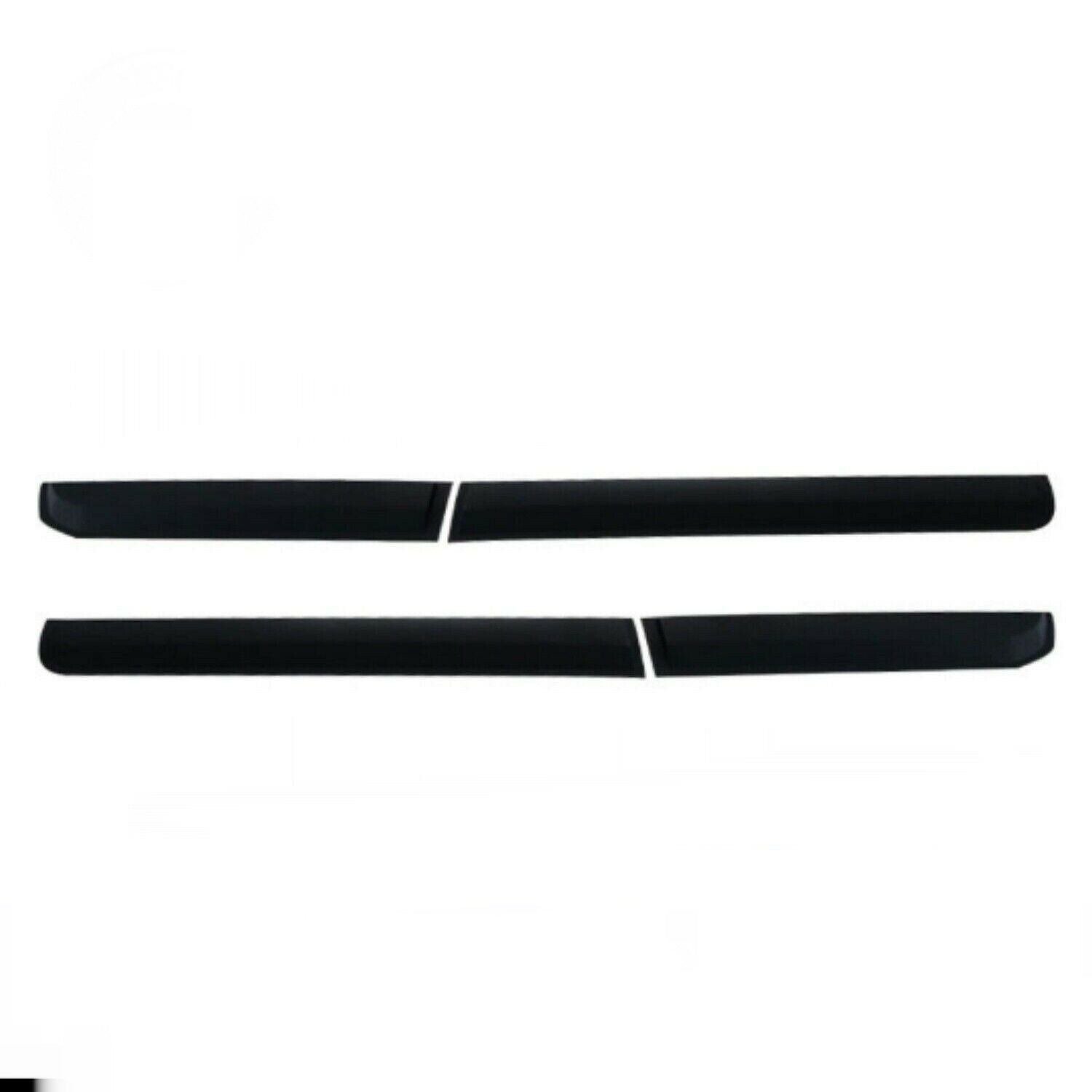 TRADIESCHOICE Matte Black Side Door Body Cladding for Nissan Navara NP300 2015-2019 - 4pcs Set | Stylish and Protective Enhancements