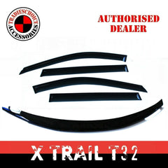 TRADIESCHOICE Bonnet Protector & Weathershields for Nissan X-Trail T32 2014-2017 | Visors for Style and Comfort