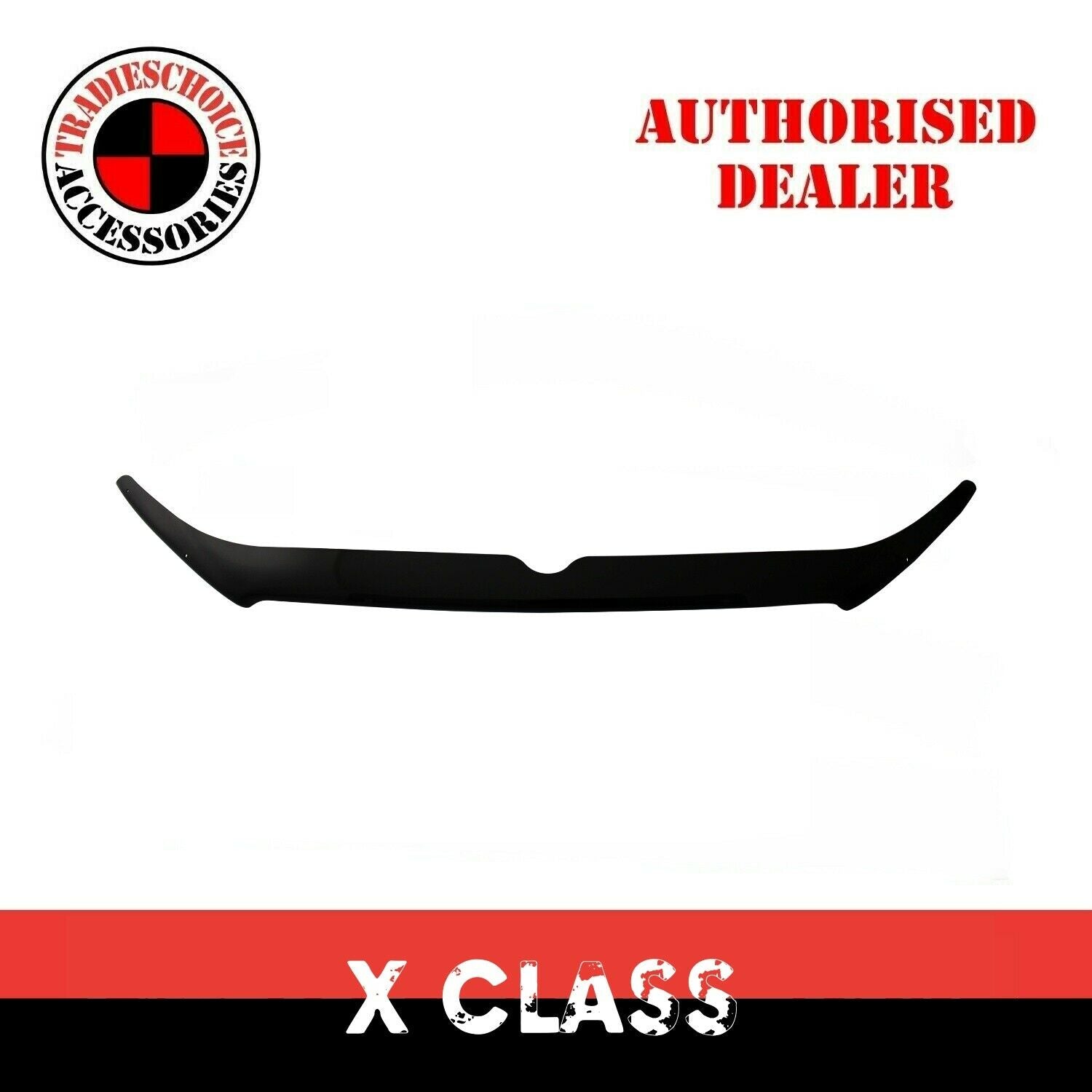 TRADIESCHOICE Bonnet Protector Guard for Mercedes X-Class 2018-2020 | Tinted Black for Style and Protection