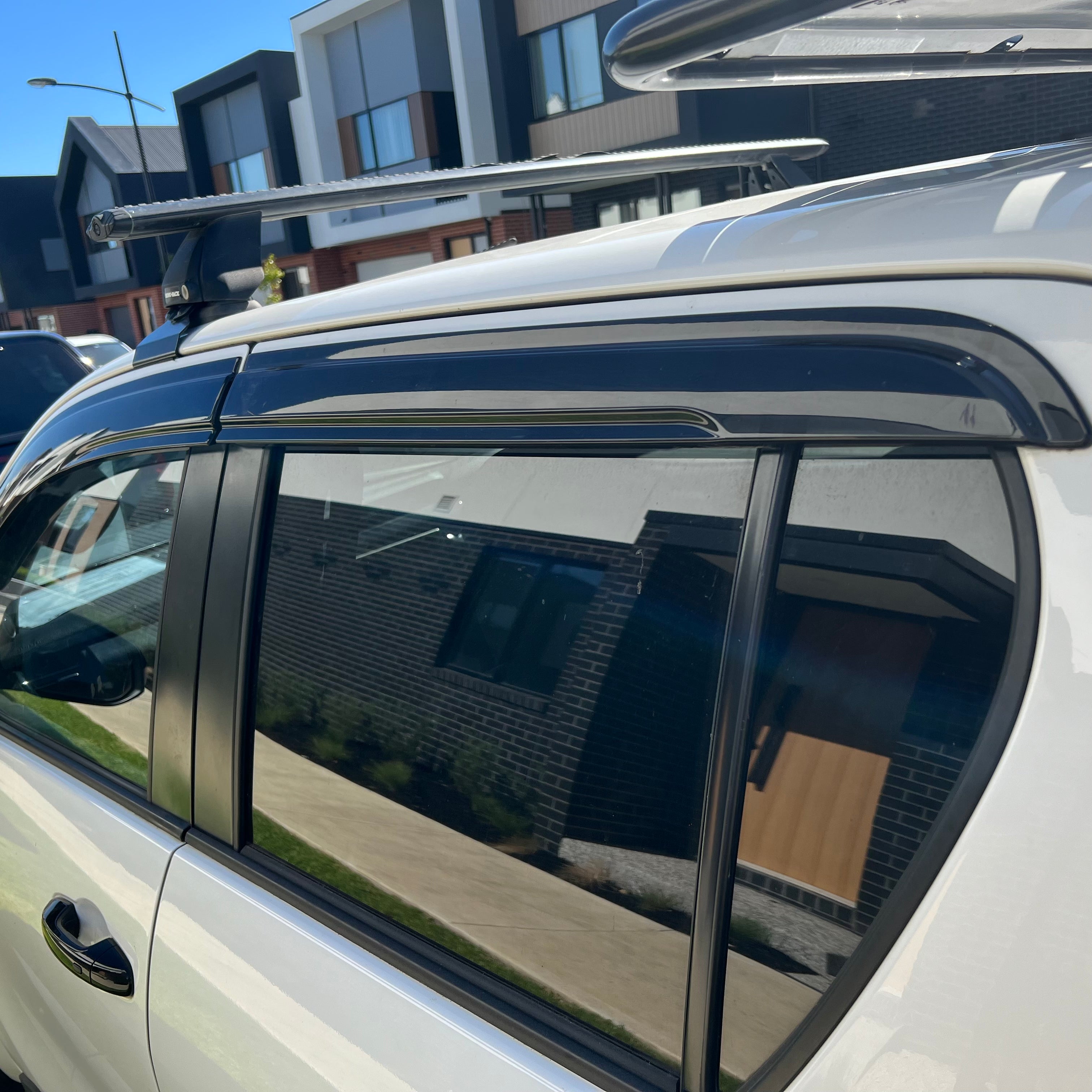 TRADIESCHOICE Weathershields Window Visors for Toyota Hilux Revo 2015-2024| Weather Shields